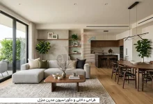 طراحی داخلی و دکوراسیون مدرن منزل چگونه است؟ 6 طراحی داخلی و دکوراسیون مدرن منزل